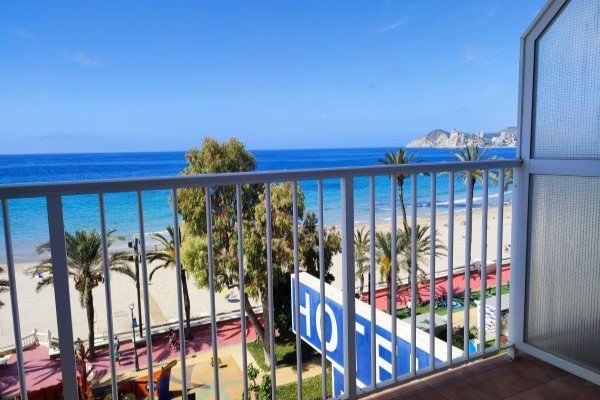 Hotel Mar Blau by Flats Friends is a room only budget hotel on the beachfront in the old town Benidorm