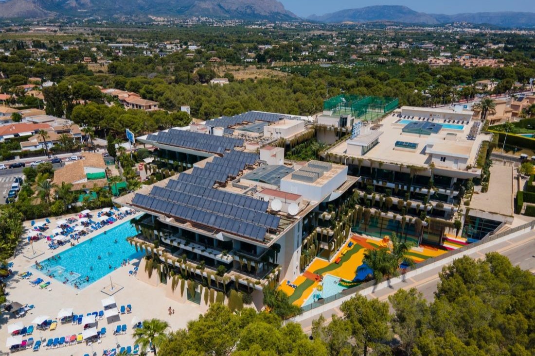 Hotel De Loix Agua Center ariel view