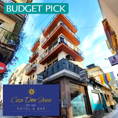 Casa Don Juan gay guest house and bar in Benidorm for smart budget rooms