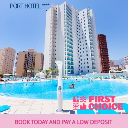 FIRST CHOICE holidays at the Port Hotel in Benidorm