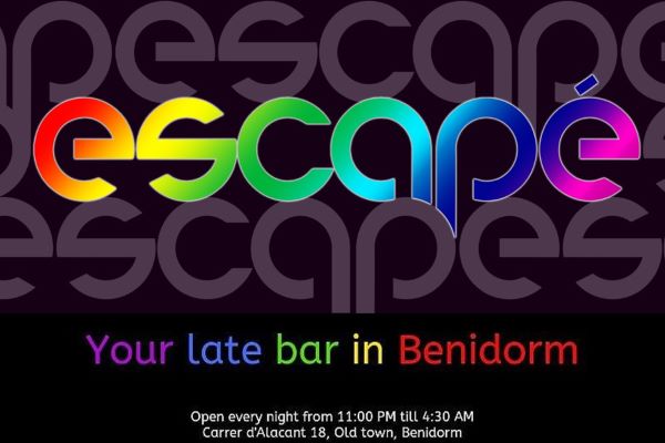 escape bar Benidorm a late night fun bar with great music until 04:00