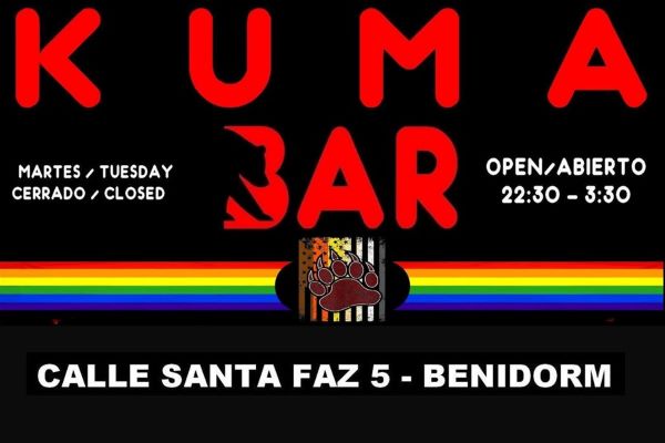 KUMA pub Benidorm as bears bar for men only