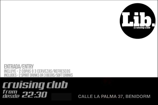 Lib Club Benidorm is a men only private late night club.