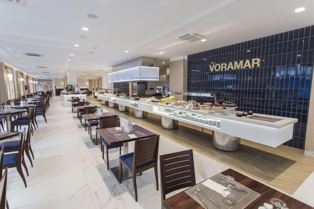Hotel Voramar Benidorm - buffet restaurant