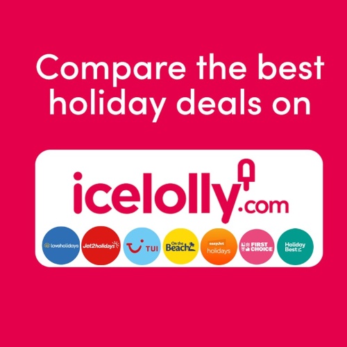 Compare holiday prices on icelolly with up to 25 travel suppliers