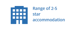 Choice of over 85 Benidorm 2 to 5 star hotels and apartments