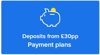 Benidorm holidays tiny deposits