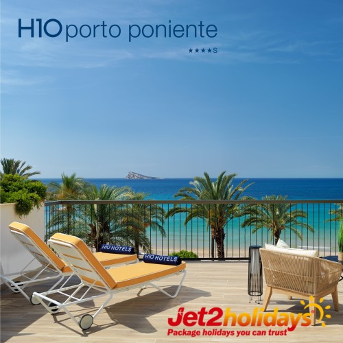 H10 Porto Poniente 4 Star Beach Hotel in Benidorm with Jet2holidays
