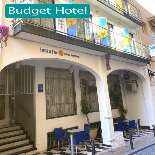 The Santa Faz is a low-cost budget hotel in the heart of Benidorm old town